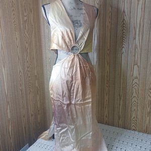 silk maison belly dress